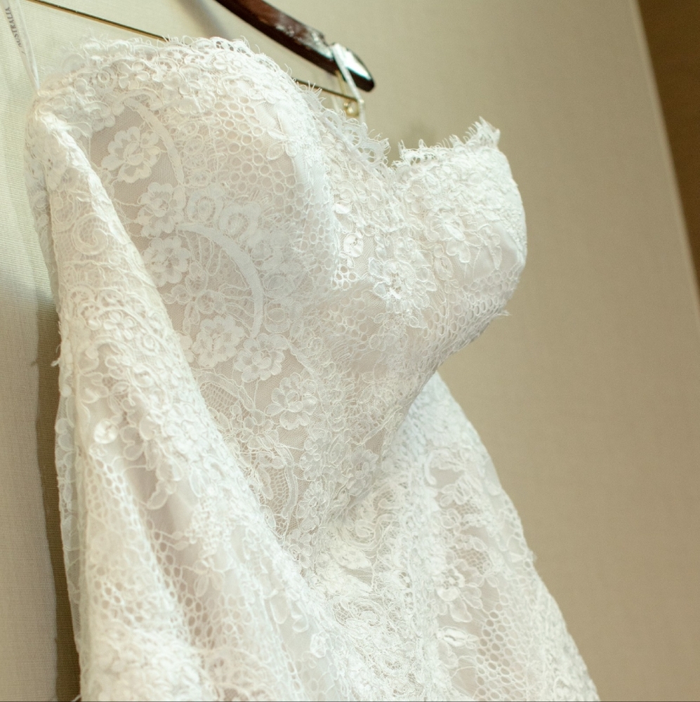 Vintage-Inspired Essence of Australia Lace Wedding Dress